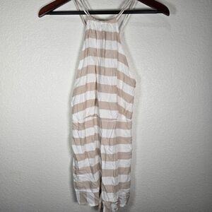 SEEK The Label Medium Casual Festival Ruffle Striped Rayon‎ Shorts Romper NWT